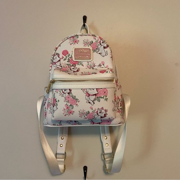 Loungefly Disney The Aristocats Marie Floral Mini Backpack - Picture 3 of 10